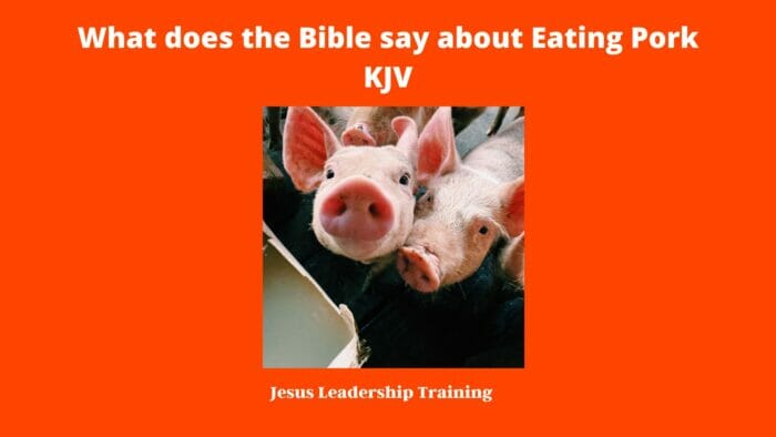 What does the Bible say about Eating Pork KJV