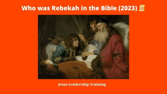 Who was Rebekah in the Bible📜