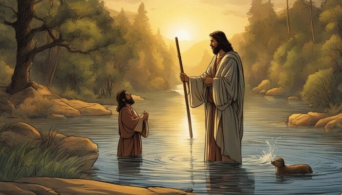 who baptized jesus in the bible