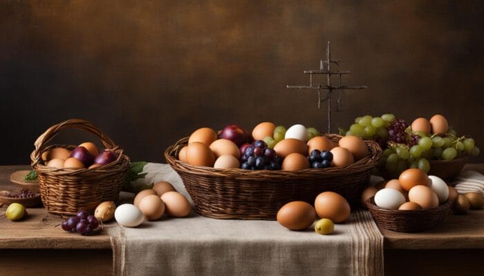 did jesus eat eggs