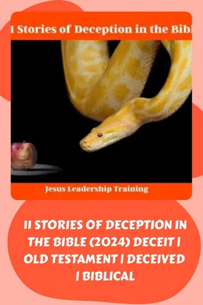 11 Stories of Deception in the Bible 2024 Deceit Old Testament Deceived Biblical generated pin 10624