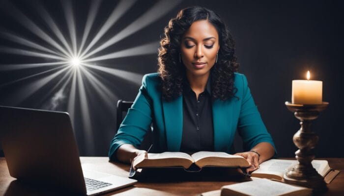 Christian woman career and faith balance