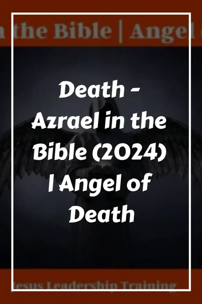 Death Azrael in the Bible 2024 Angel of Death generated pin 12415