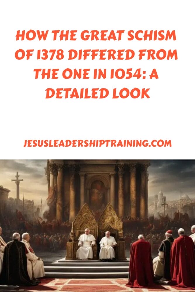 How the Great Schism of 1378 Differed from the One in 1054 A Detailed Look generated pin 58049