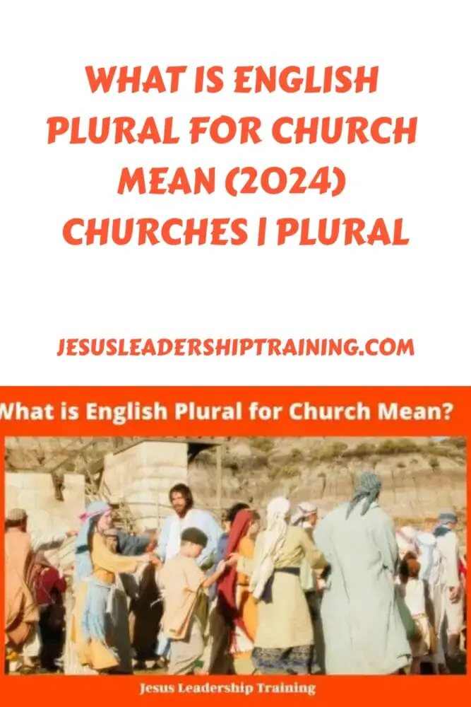 What is English Plural for Church Mean 2024 Churches Plural generated pin 7465 1