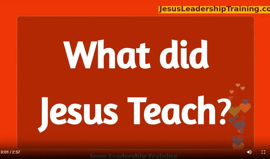 What did jesus Teach