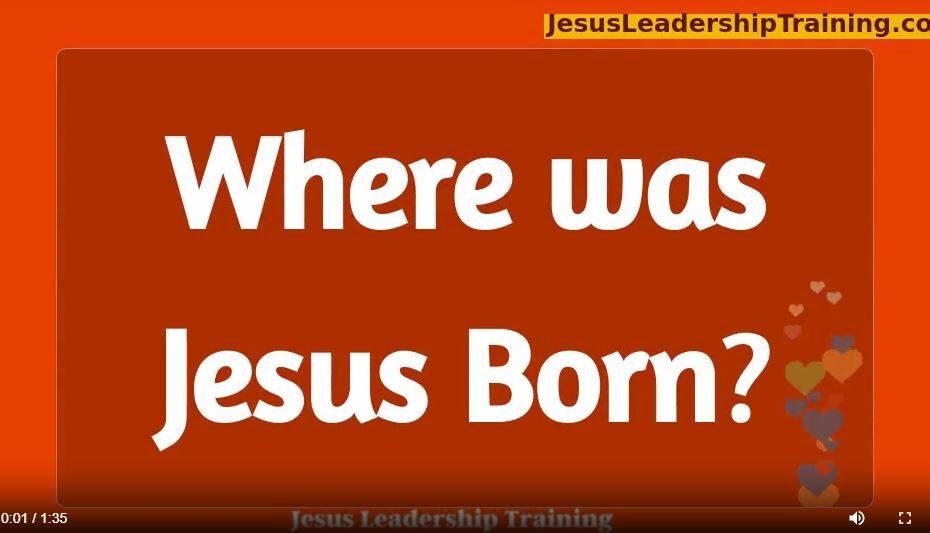 Where was Jesus Born