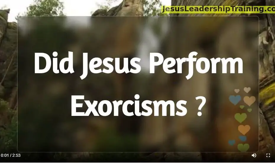 Did Jesus Perform Exercosicms