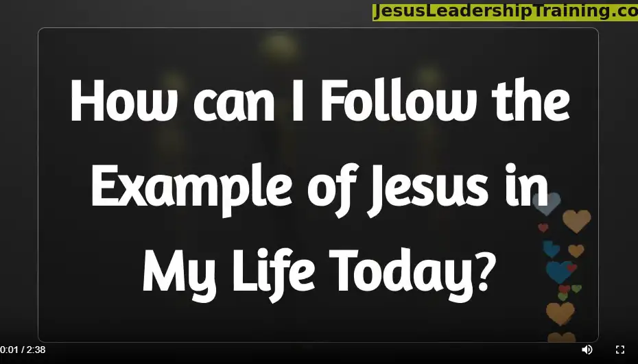 HOW can I Follow Jesus Today