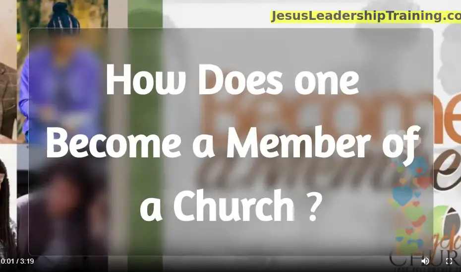How does one become a member of a church