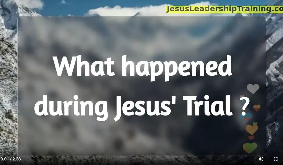 What Happened at jesus Trial