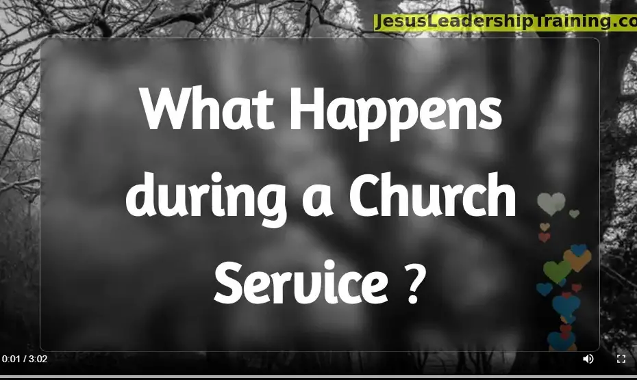 What Happens during a Church Service