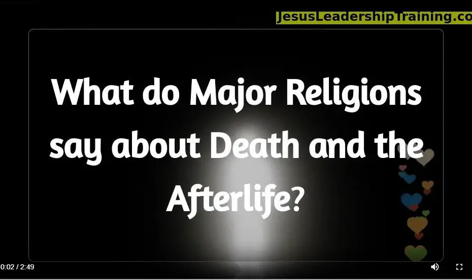 What do major Religions say about Death and Afterlife