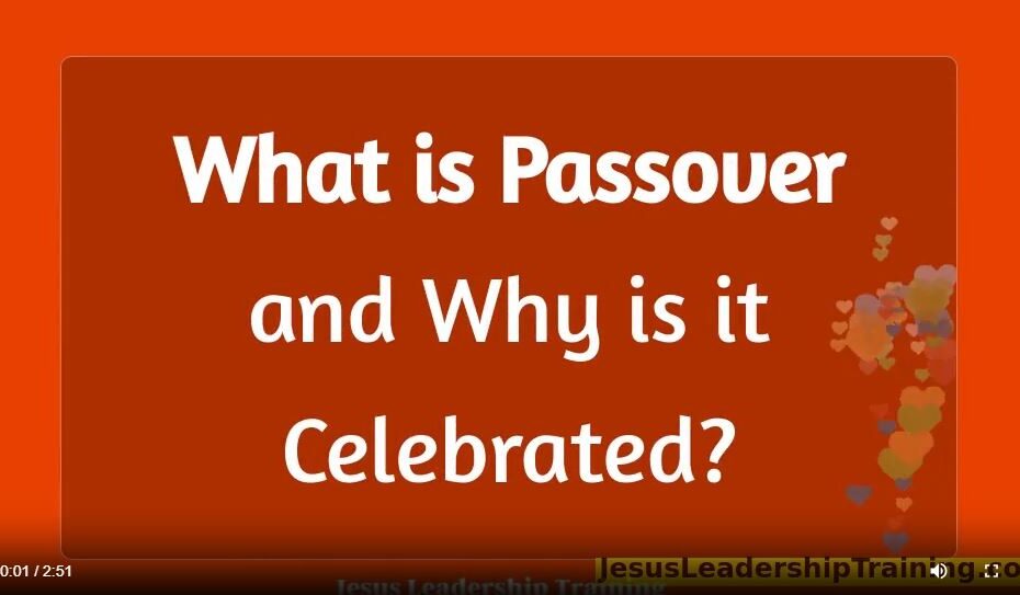 What is Passover and Why is i