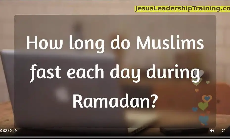 How Long do Muslims Fast each Day After Ramadan